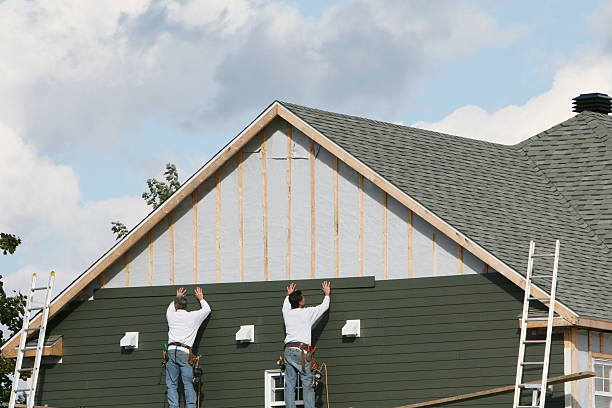 Professional Siding Contractor technician working in Baltic, CT